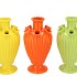 UTRECHT DUTCH ORANGE MIX VASE TULIP ASS 13X13X24CM NM