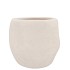 LISBOA WHITE POT 16X16X15CM