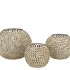 CASABLANCA SAND T-LIGHTS IRON 20X20X16
