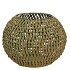 CASABLANCA GREEN T-LIGHTS IRON 13X13X11