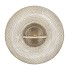 CASABLANCA SAND LANTERN IRON GLASS 34X34X49CM