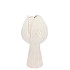 TULIP WHITE VASE TULIP 11X11X21CM