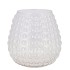 GLASS VASE BALL DOTS 20X25CM