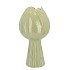 TULIP PISTACHE VASE TULIP 17X17X32CM NM