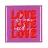 TILE LOVE PURPLE 10X10X1CM