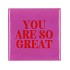 TILE GREAT PURPLE 10X10X1CM