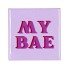 TILE MY BAE PURPLE 10X10X1CM NM