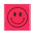 TILE SMILEY PINK 10X10X1CM