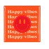 TILE HAPPY VIBES ORANGE/PINK 10X10X1CM NM