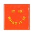 TILE IT IS ORANGE 10X10X1CM NM