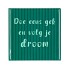 TILE DROOM GREEN 10X10X1CM NM