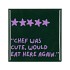 TILE CHEF GREEN 10X10X1CM NM