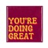 TILE YOU'RE DOING PURPLE 10X10X1CM NM
