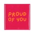 TILE PROUD PINK 10X10X1CM