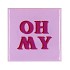 TILE OH MY PURPLE 10X10X1CM NM