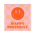 TILE BIRTHDAY PINK/ORANGE 10X10X1CM