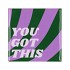TILE YOU GOT PURPLE/GREEN 10X10X1CM NM