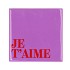 TILE JE TÁIME PURPLE 10X10X1CM