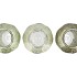 DELIGHT SUMMER GREEN MIX VASE CIRCLE ASS 15X25CM