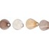 DELIGHT NATURAL BROWN MIX DROP VASE  ASS 12X14CM