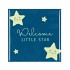 TILE LITTLE STAR BLUE 10X10X1CM NM