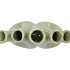 AGLIO PISTACHE VASE OVAL 25X11X24CM