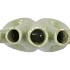 AGLIO PISTACHE VASE OVAL 36X17X33CM