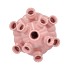 ROTTERDAM PINK VASE SET TULIP 25X25X36CM NM