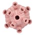 ROTTERDAM PINK VASE SET TULIP 31X31X46CM NM