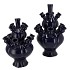 ROTTERDAM BLUE VASE SET TULIP 31X31X46CM NM