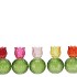 BICOLORE MULTI COLOR MIX TULIP T-LIGHT ASS 11X17CM