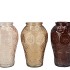 DELIGHT NATURAL BROWN MIX VASE CIRCLE ASS 15X25CM
