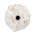 MARA WHITE VASE BOL LOTUS 26X26X26CM NM