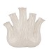 AGLIO WHITE VASE OVAL 25X11X24CM