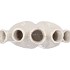 AGLIO WHITE VASE OVAL 25X11X24CM