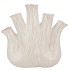 AGLIO WHITE VASE OVAL 36X17X33CM