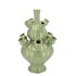 ROTTERDAM GREEN VASE SET TULIP 25X25X36CM NM
