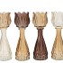 BICOLORE NATURAL BROWN MIX TULIP VASE ASS 7X22CM