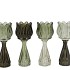 BICOLORE SUMMER GREEN MIX TULIP VASE ASS 7X18CM