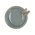 IRON STONE BIRD BOWL GLAZED LIGHT BLUE  23X5CM