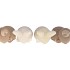 EASTER FLOCK NATURAL BROWN BUNNY BOW ASS 20X20X70CM