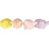 EASTER FLOCK DREAMY PASTEL BUNNY BOW ASS 14X14X42CM