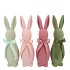 EASTER FLOCK SUMMER BLUSH BUNNY BOW ASS 10X10X31CM