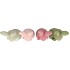 EASTER FLOCK SUMMER BLUSH BUNNY BOW ASS 10X10X31CM