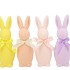 EASTER FLOCK DREAMY PASTEL BUNNY MINI ASS 7X7X20CM