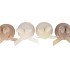EASTER FLOCK NATURAL BROWN BUNNY MINI ASS 7X7X20CM
