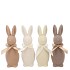 EASTER FLOCK NATURAL BROWN BUNNY MINI ASS 5X5X16CM