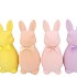 EASTER FLOCK DREAMY PASTEL BUNNY XL ASS 26X30X63CM