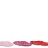LOVE SWEET PINK MIX PLATE 2 HEARTS ASS 23X15X3CM