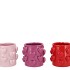 LOVE SWEET PINK MIX VASE CILINDER HEARTS ASS 13X13X12CM